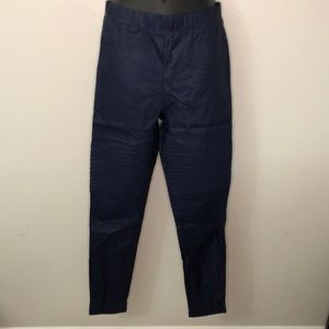 NWOT Ooberswank Blue Moto Legging
